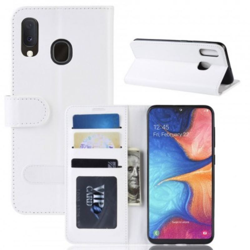 Capa De Couro Para Samsung Galaxy A20e Couro Ultra Sintético