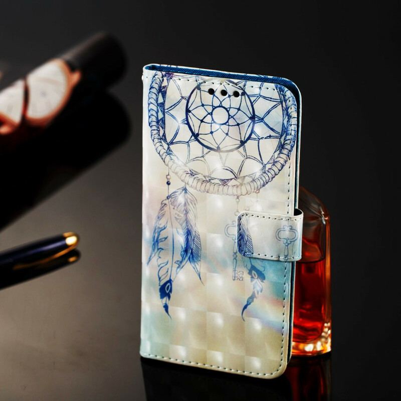 Capa Flip Para Samsung Galaxy A20e / A10e Apanhador De Sonhos Em Aquarela