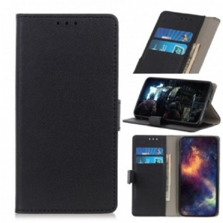 Capa Flip Para Samsung Galaxy A20e Efeito Couro Brilhante Simples