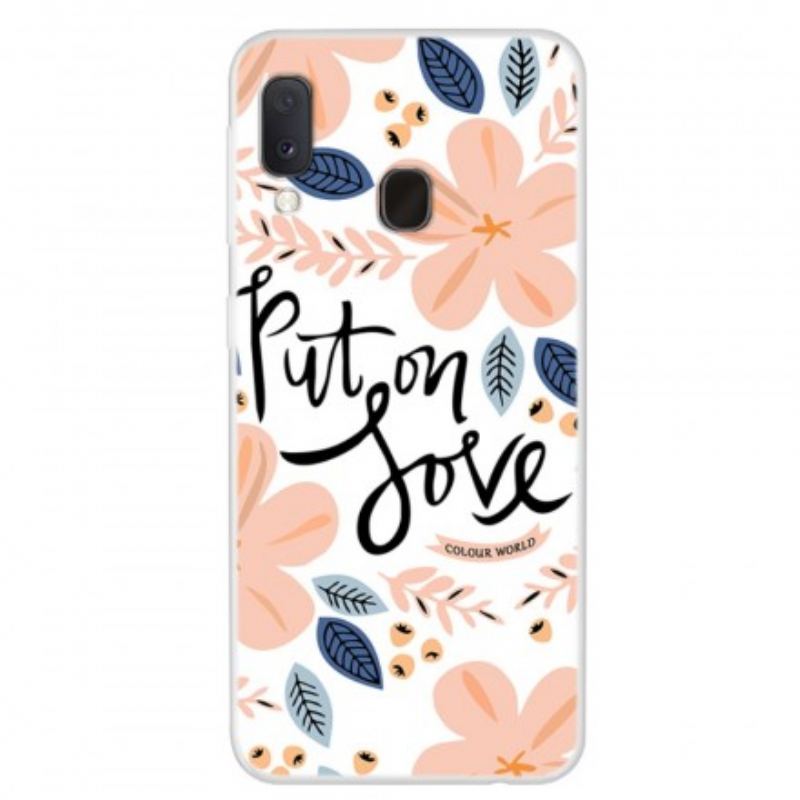 Capa Para Samsung Galaxy A20e Coloque Amor