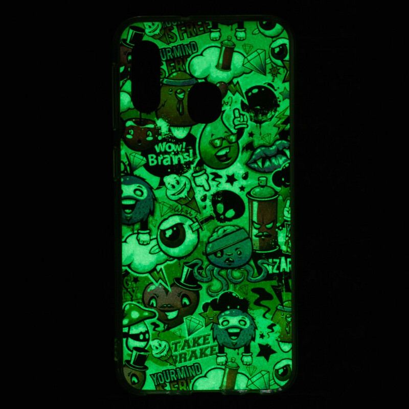 Capa Para Samsung Galaxy A20e Loucura Fluorescente