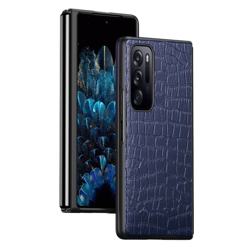 Capa Para Oppo Find N Efeito Pele De Crocodilo