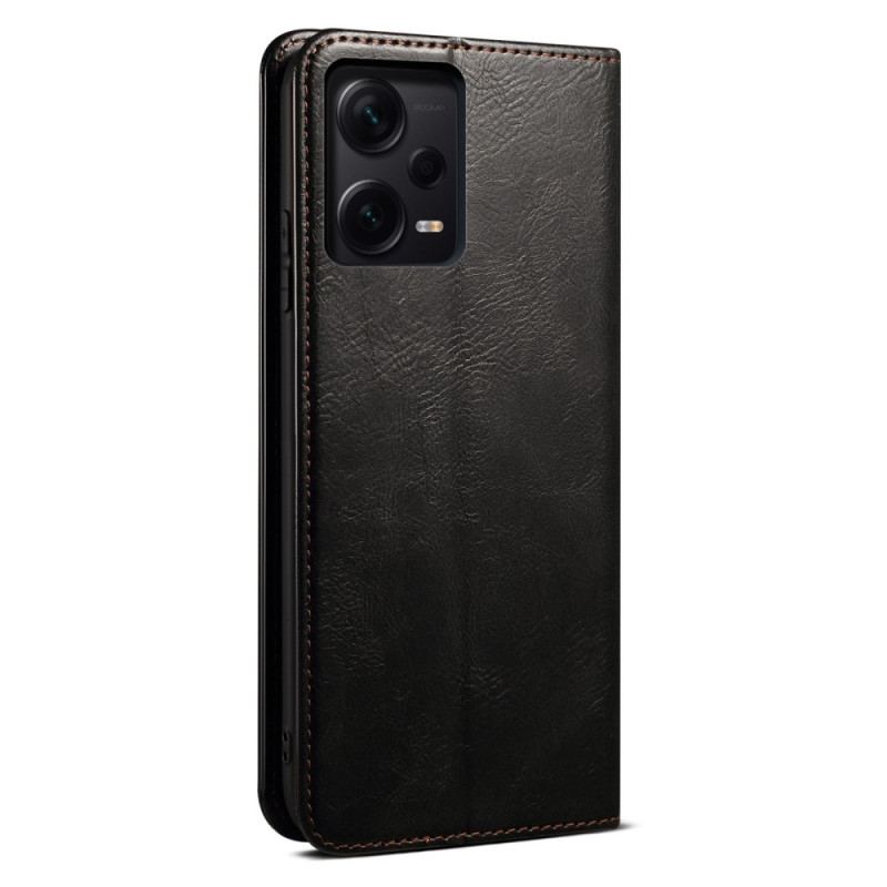 Capa De Celular Para Xiaomi Redmi Note 12 Pro Plus Flip Couro Sintético Encerado