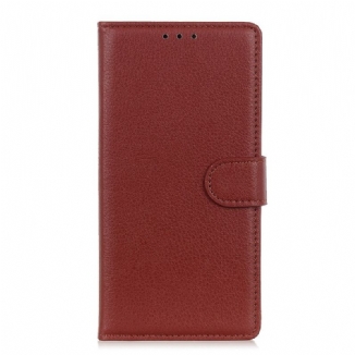 Capa Flip Para Xiaomi Redmi Note 12 Pro Plus Couro Falso Tradicional