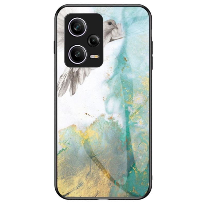 Capa Para Poco X5 Pro 5G Vidro Temperado De Mármore