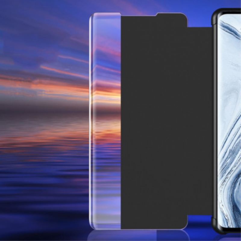 Capa De Celular Para Xiaomi Mi Note 10 Lite Couro Sintético Texturizado