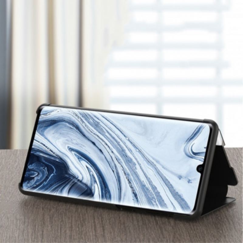 Capa De Celular Para Xiaomi Mi Note 10 Lite Couro Sintético Texturizado