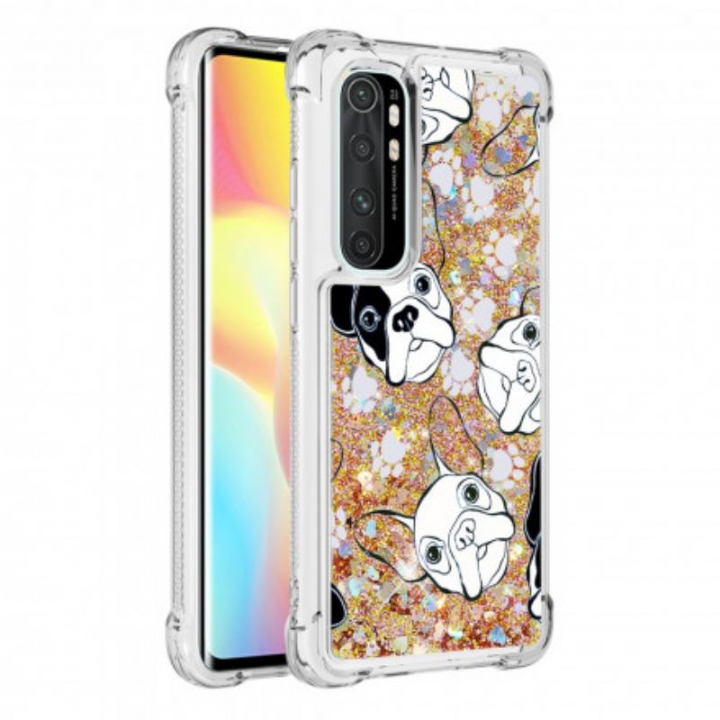 Capa Para Xiaomi Mi Note 10 Lite Mr Dog Lantejoulas