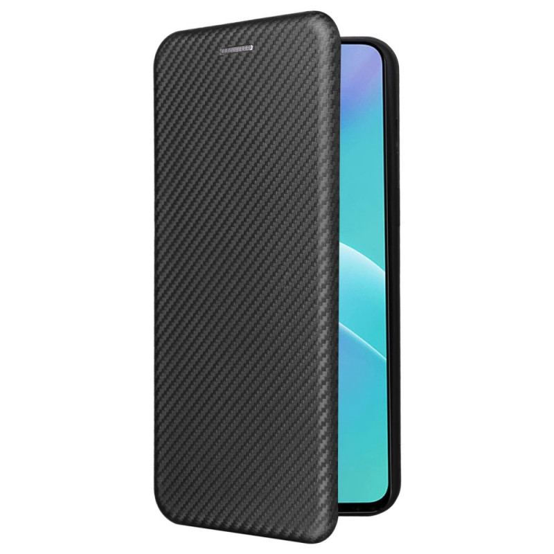 Capa De Celular Para OnePlus Nord 2T 5G Flip Anel Fibra De Carbono