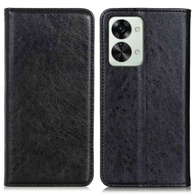 Capa De Celular Para OnePlus Nord 2T 5G Flip Couro Sintético Texturizado