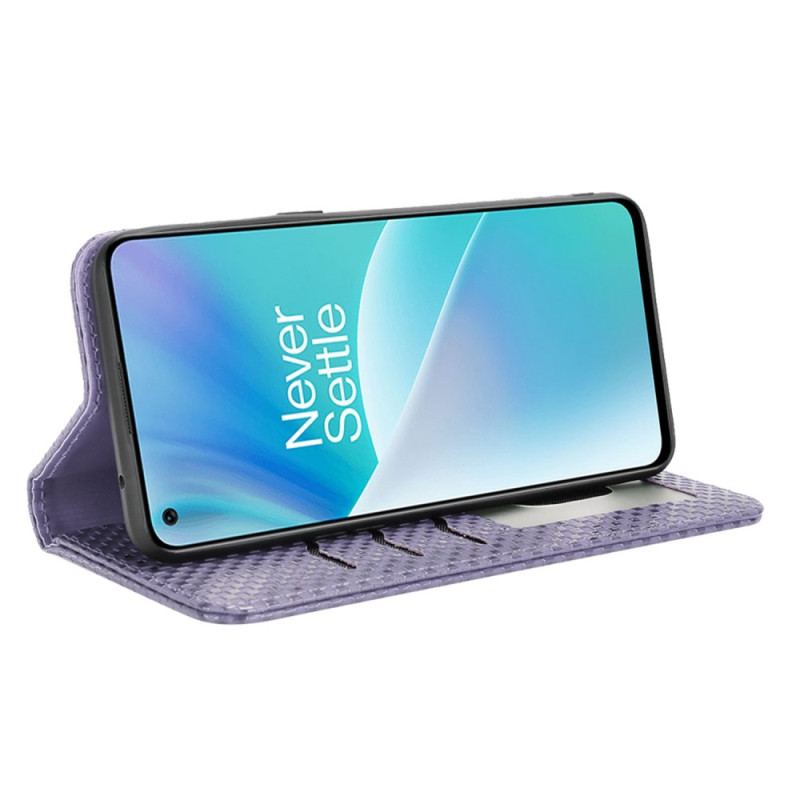 Capa De Celular Para OnePlus Nord 2T 5G Flip Textura De Grade