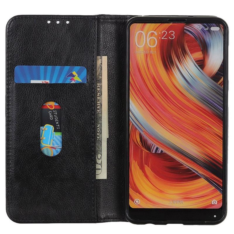 Capa Flip Para OnePlus Nord 2T 5G Couro Rachado