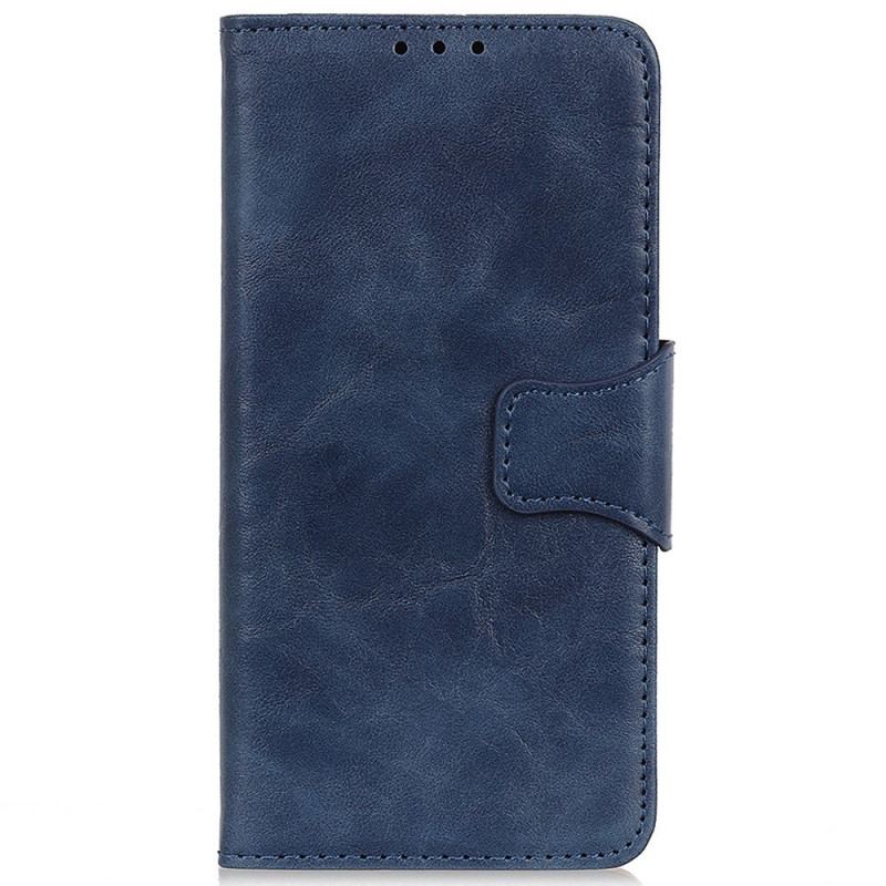 Capa Flip Para OnePlus Nord 2T 5G Couro Rachado Vintage