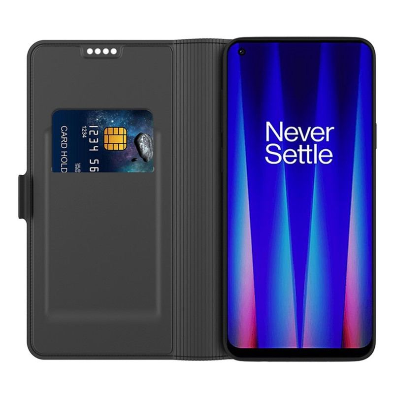Capa Flip Para OnePlus Nord 2T 5G Fecho Duplo