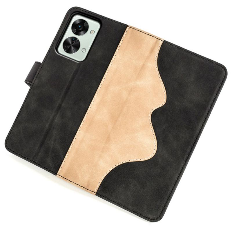 Capa Flip Para OnePlus Nord 2T 5G Padrão Gráfico