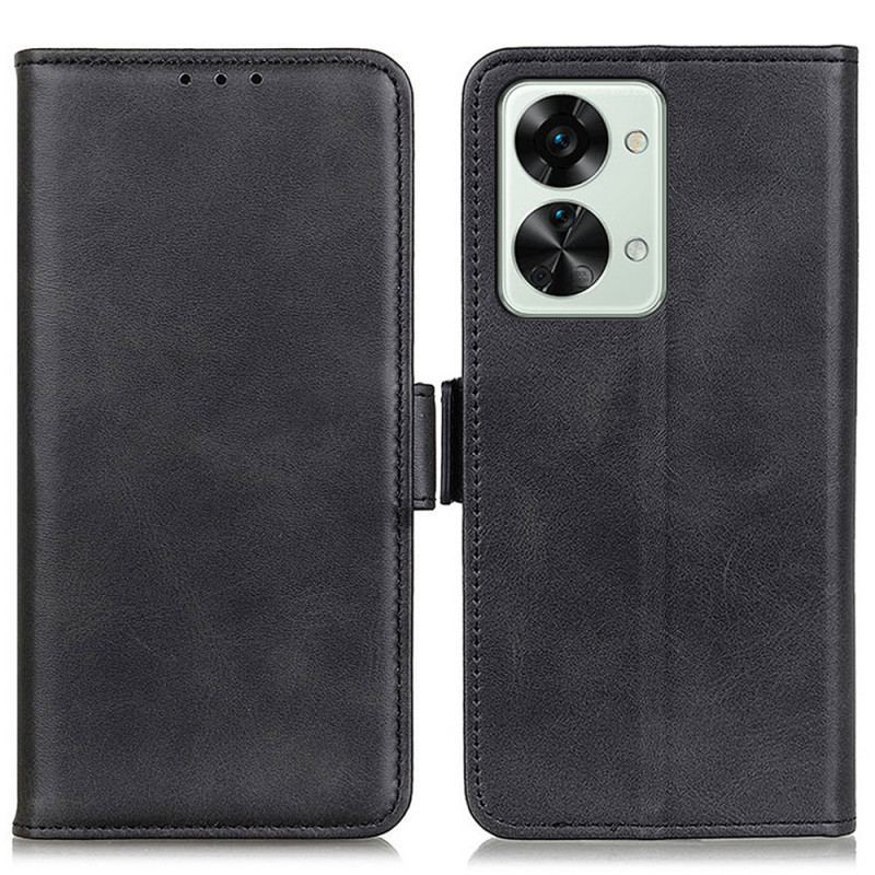 Capa Folio Para OnePlus Nord 2T 5G Fecho Duplo
