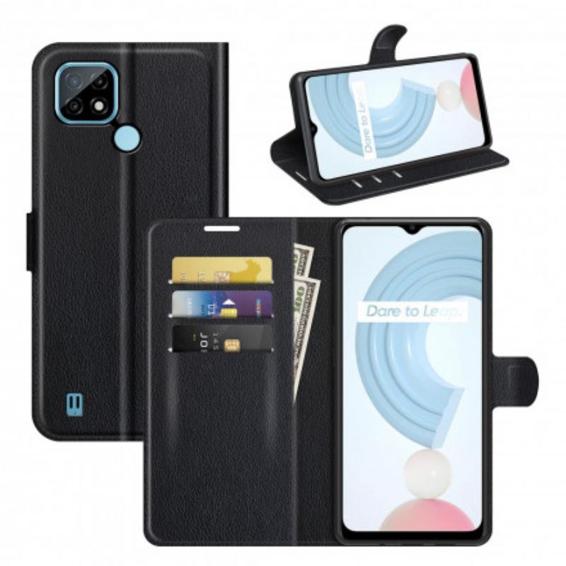 Capa Flip Para Realme C21 Clássico