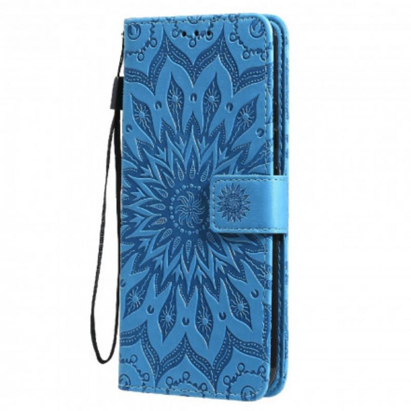 Capa Flip Para Realme C21 Flor Do Sol