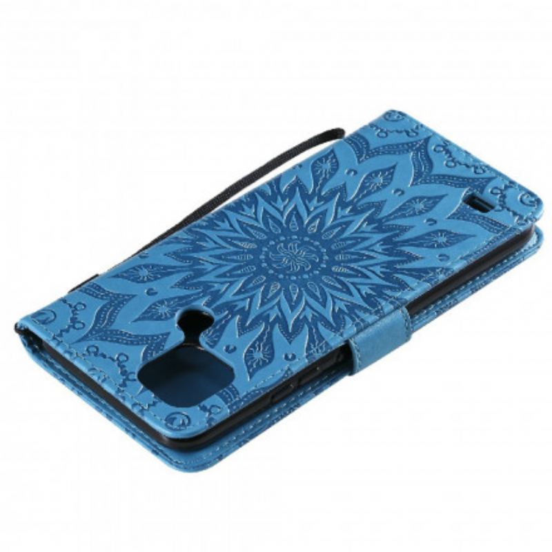 Capa Flip Para Realme C21 Flor Do Sol