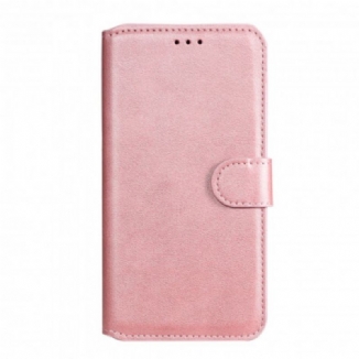 Capa Flip Para Realme C21 Novas Cores De Couro Falso