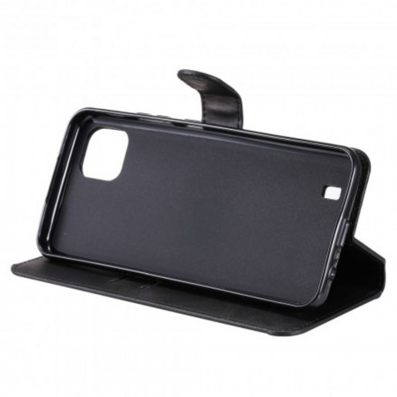Capa Flip Para Realme C21 Novas Cores De Couro Falso