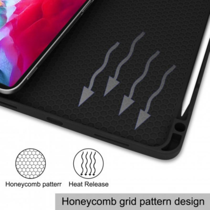 Capa De Celular Para iPad Pro 11" (2021) Suporte Para Caneta Torre Eiffel