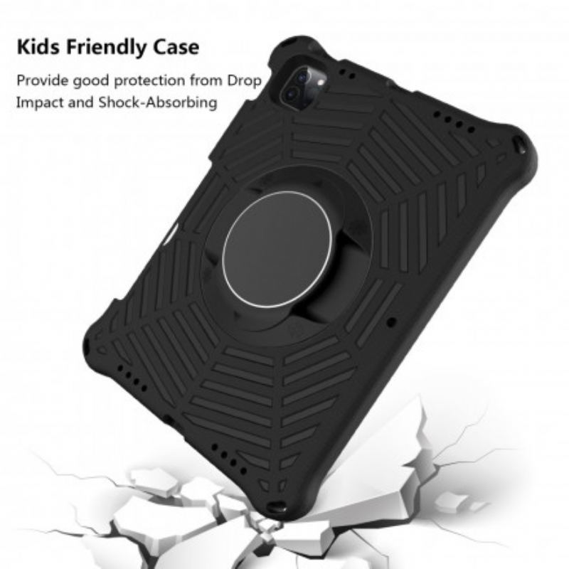 Capa De Celular Para iPad Pro 11" (2021) Suporte Removível Com Design De Aranha