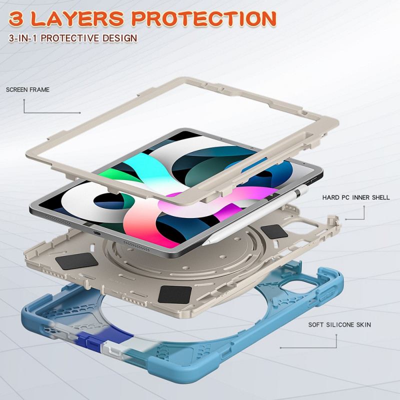Capa Para iPad Pro 11" (2021) Anel De Suporte Giratório Colorido
