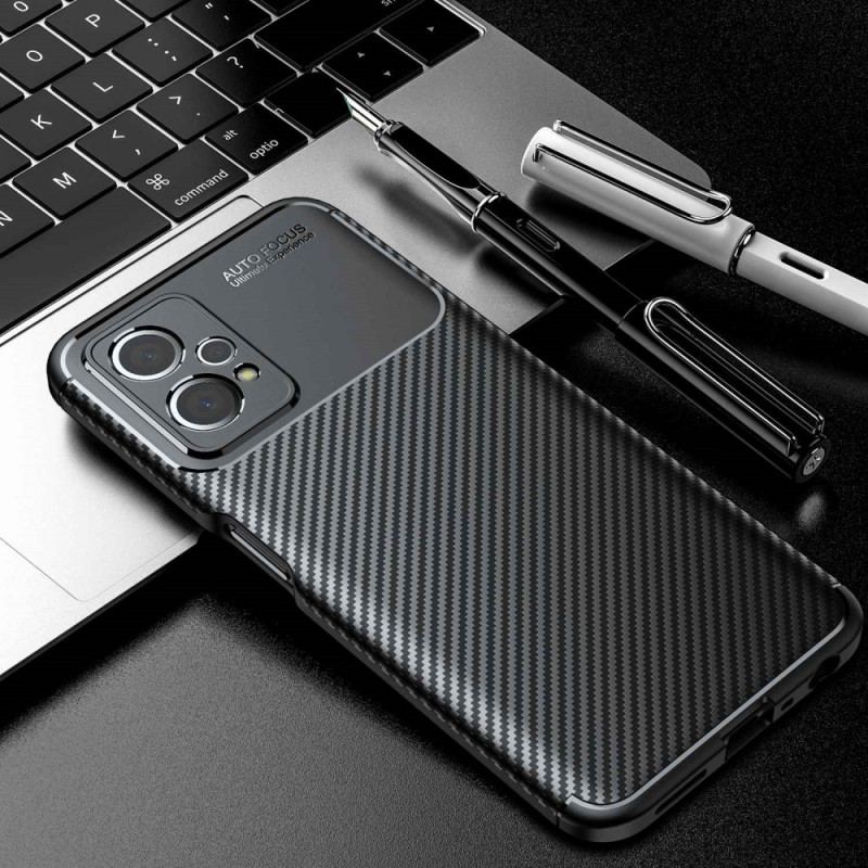 Capa De Celular Para OnePlus Nord CE 2 Lite 5G Fibra De Carbono Flexível