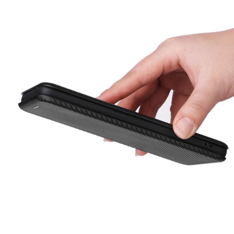 Capa De Celular Para OnePlus Nord CE 2 Lite 5G Flip Textura De Fibra De Carbono