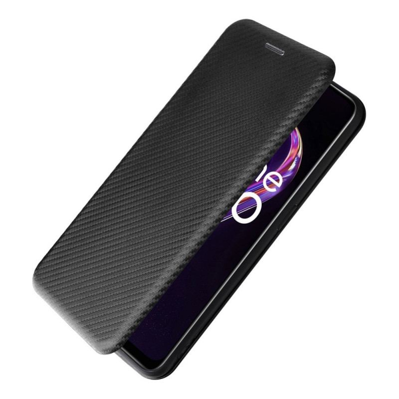 Capa De Celular Para OnePlus Nord CE 2 Lite 5G Flip Textura De Fibra De Carbono