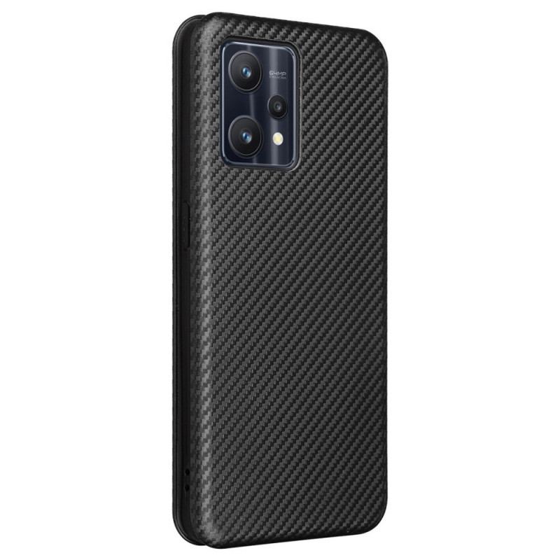Capa De Celular Para OnePlus Nord CE 2 Lite 5G Flip Textura De Fibra De Carbono