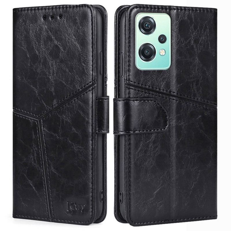 Capa Flip Para OnePlus Nord CE 2 Lite 5G Costuras Expostas