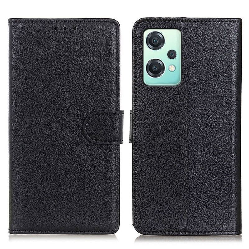 Capa Flip Para OnePlus Nord CE 2 Lite 5G Couro Falso Tradicional