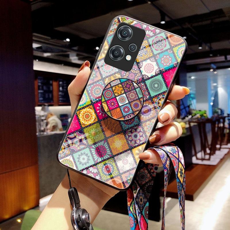 Capa Para OnePlus Nord CE 2 Lite 5G Suporte Magnético Patchwork