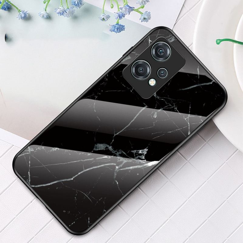 Capa Para OnePlus Nord CE 2 Lite 5G Vidro Temperado De Mármore