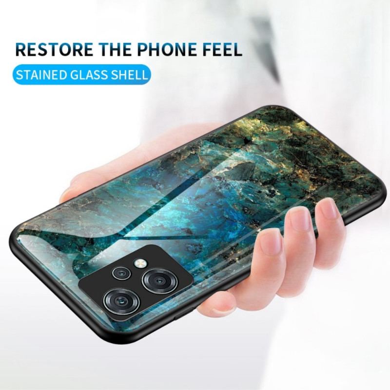 Capa Para OnePlus Nord CE 2 Lite 5G Vidro Temperado De Mármore