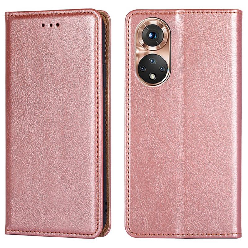 Capa De Celular Para Honor 50 Flip Estilo Vintage De Couro