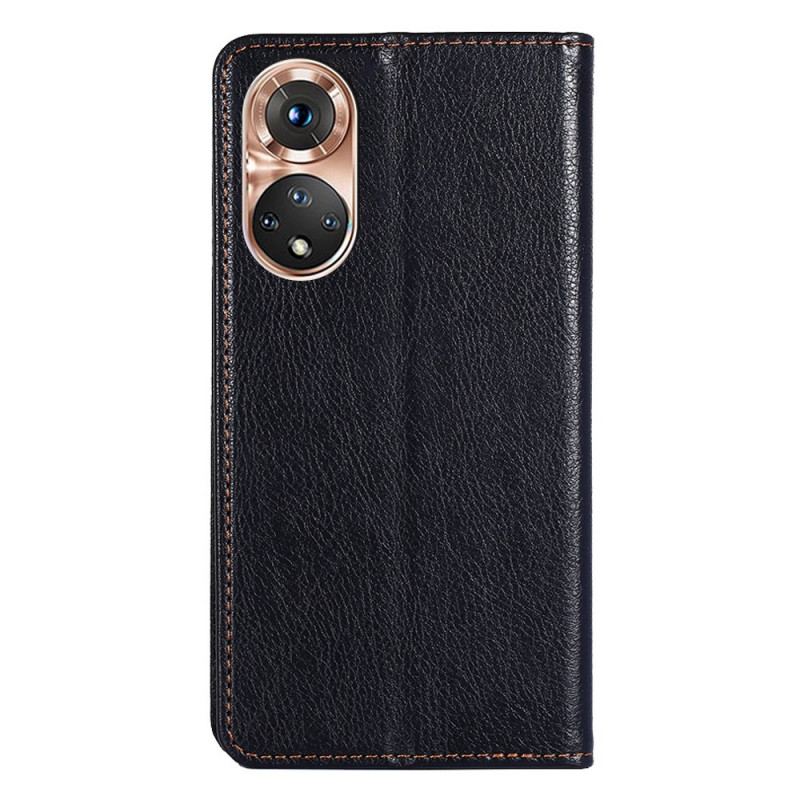 Capa De Celular Para Honor 50 Flip Estilo Vintage De Couro