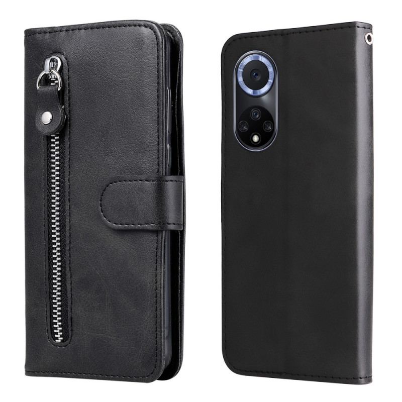Capa Flip Para Honor 50 Porta-moedas Vintage