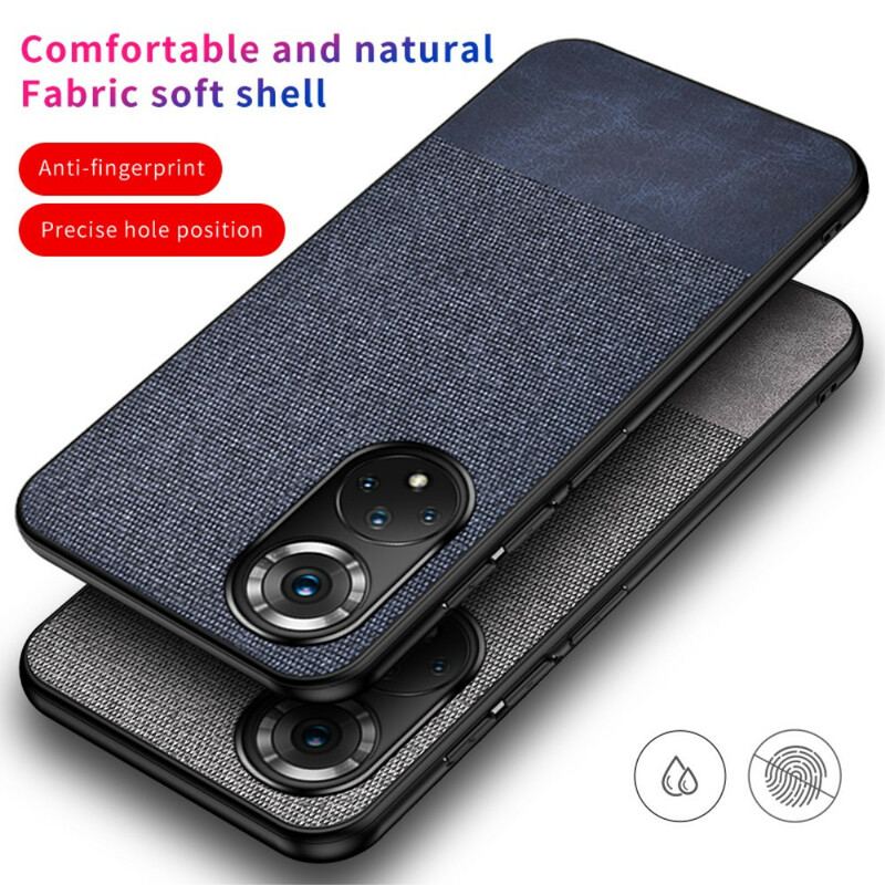 Capa Para Honor 50 Bitextura De Couro Sintético