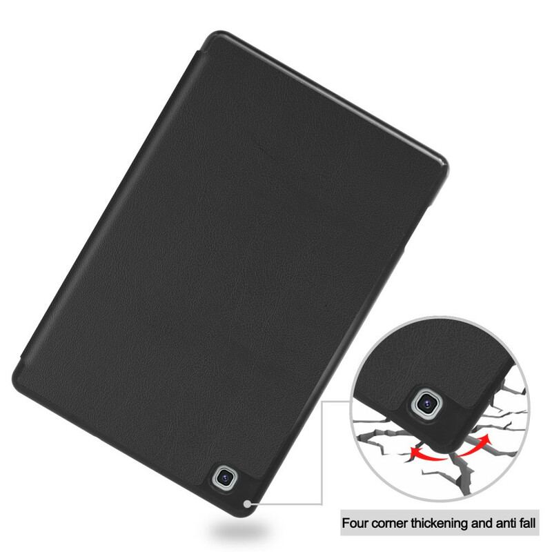Capa De Celular Para Samsung Galaxy Tab S6 Lite Porta-lápis Dobrável Em Três Partes