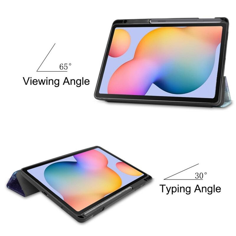 Capa De Celular Para Samsung Galaxy Tab S6 Lite Porta Lápis Espacial