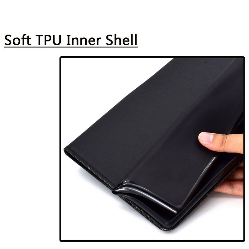 Capa De Couro Para Samsung Galaxy Tab S6 Lite Apanhador De Sonhos Noturnos