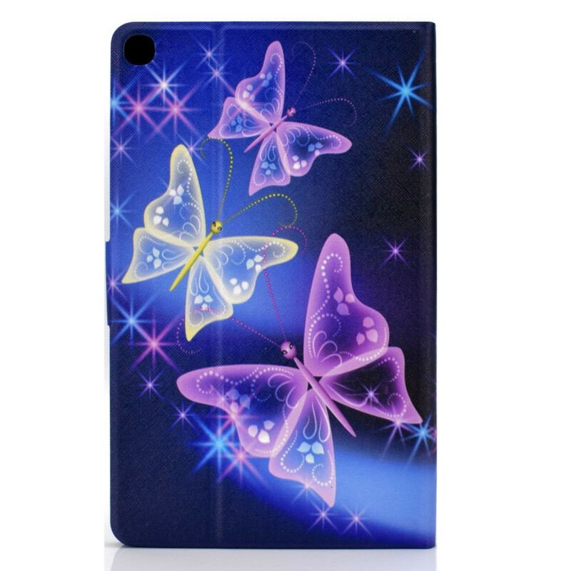Capa De Couro Para Samsung Galaxy Tab S6 Lite Fada Borboleta