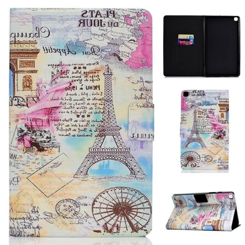 Capa De Couro Para Samsung Galaxy Tab S6 Lite Paris