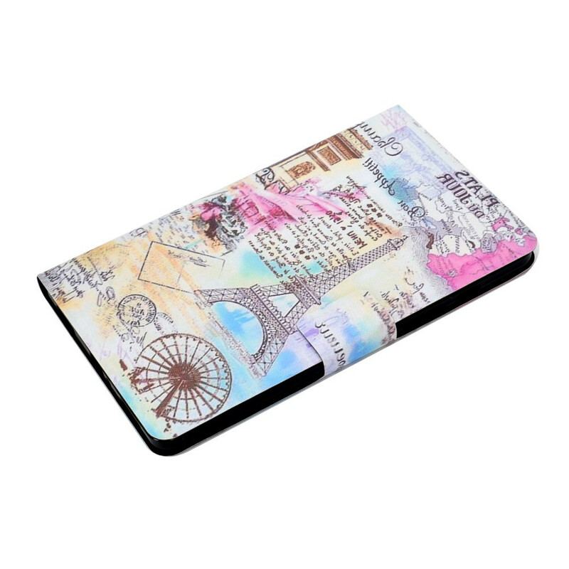 Capa De Couro Para Samsung Galaxy Tab S6 Lite Paris