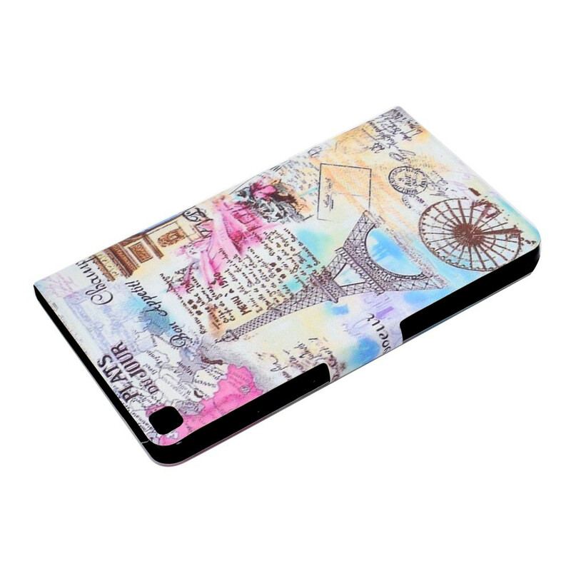Capa De Couro Para Samsung Galaxy Tab S6 Lite Paris