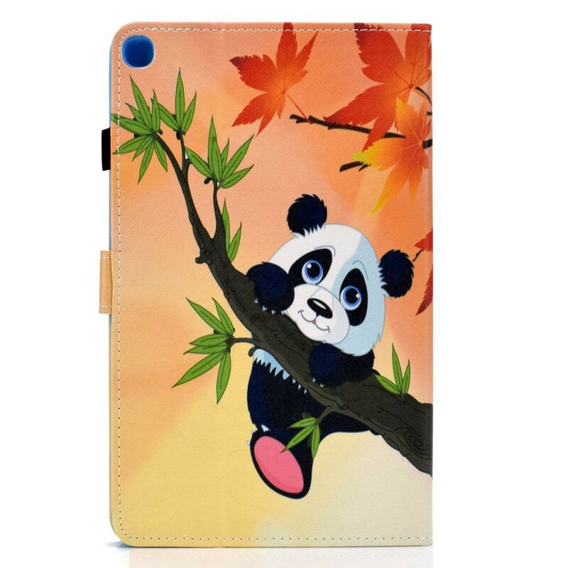 Capa Flip Para Samsung Galaxy Tab S6 Lite Panda Fofo
