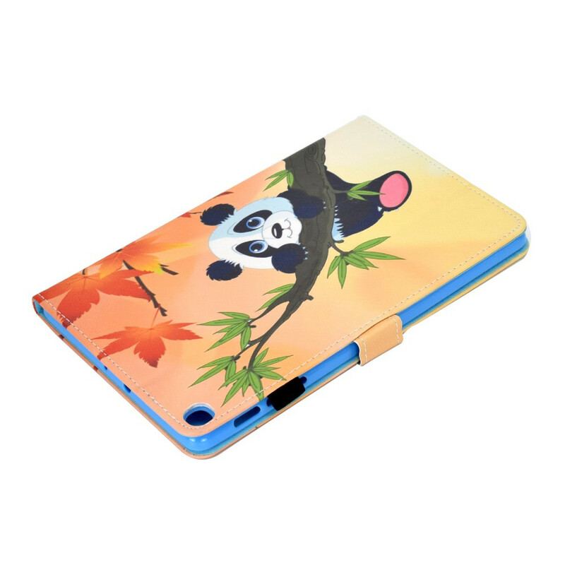 Capa Flip Para Samsung Galaxy Tab S6 Lite Panda Fofo